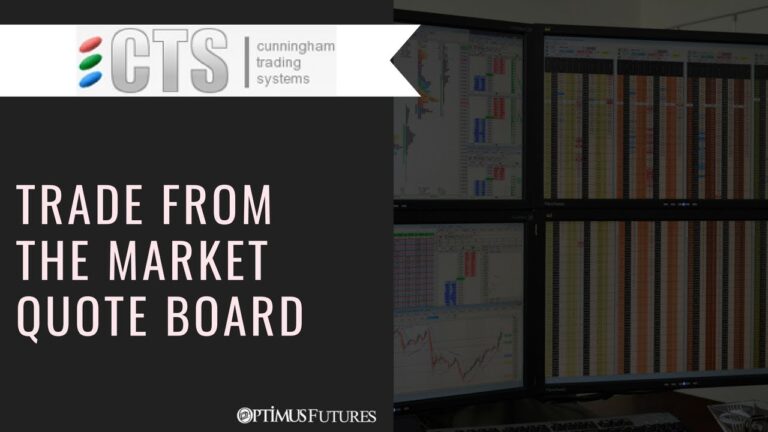 CTS T4 Desktop – Trade from the Market Quote Board