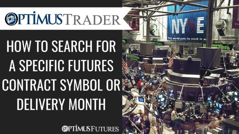 How to Search for A Specific Futures Contract Symbol or Delivery Month