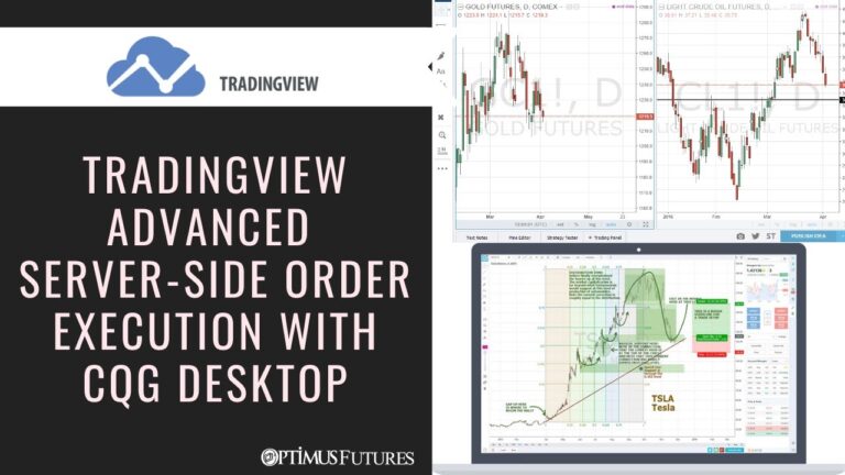 TradingView Advanced Order Execution with a CQG Desktop Broker