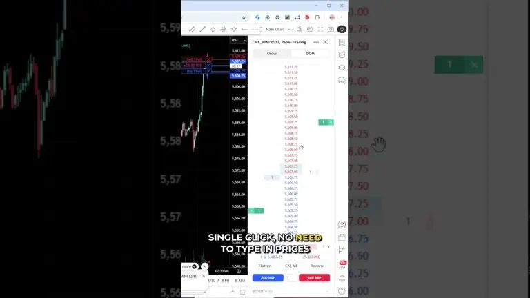 TradingView Depth of Market (DOM) — Instant Order Placement Guide #tradingview #tradingDOM #trading