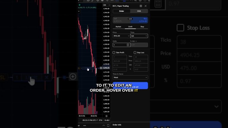 Need to Cancel or Edit a Trade in TradingView Fast? #tradingview #tradingviewtutorial #trading