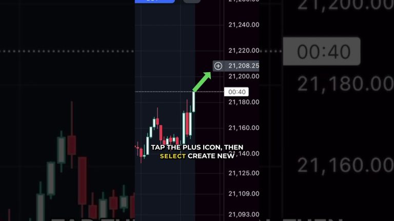 How to Place a Bracket or OCO Order on TradingView Mobile #tradingview #mobiletrading #trading