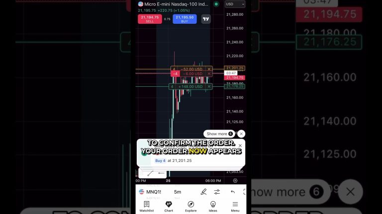 How to Set a Stop Loss or Take Profit in TradingView Mobile #tradingview #mobiletrading #trading