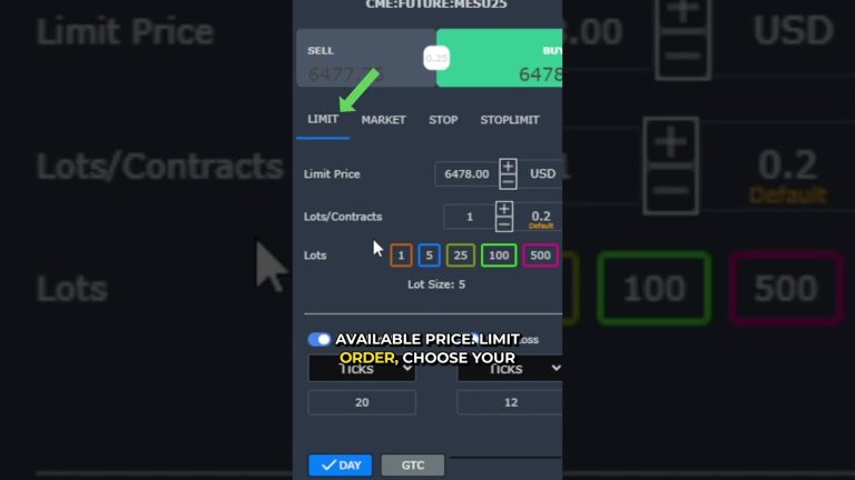Limit vs Market Order: Know the Difference Before You Click #futures #trading