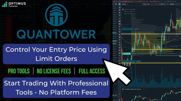 How to Place a Limit Order in Optimus Flow (Quantower Setup)