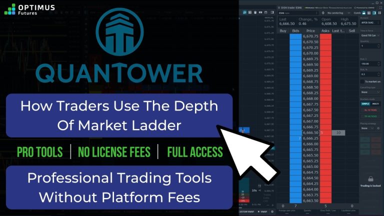 How to Trade with the DOM (Depth of Market) in Optimus Flow (Powered by Quantower)